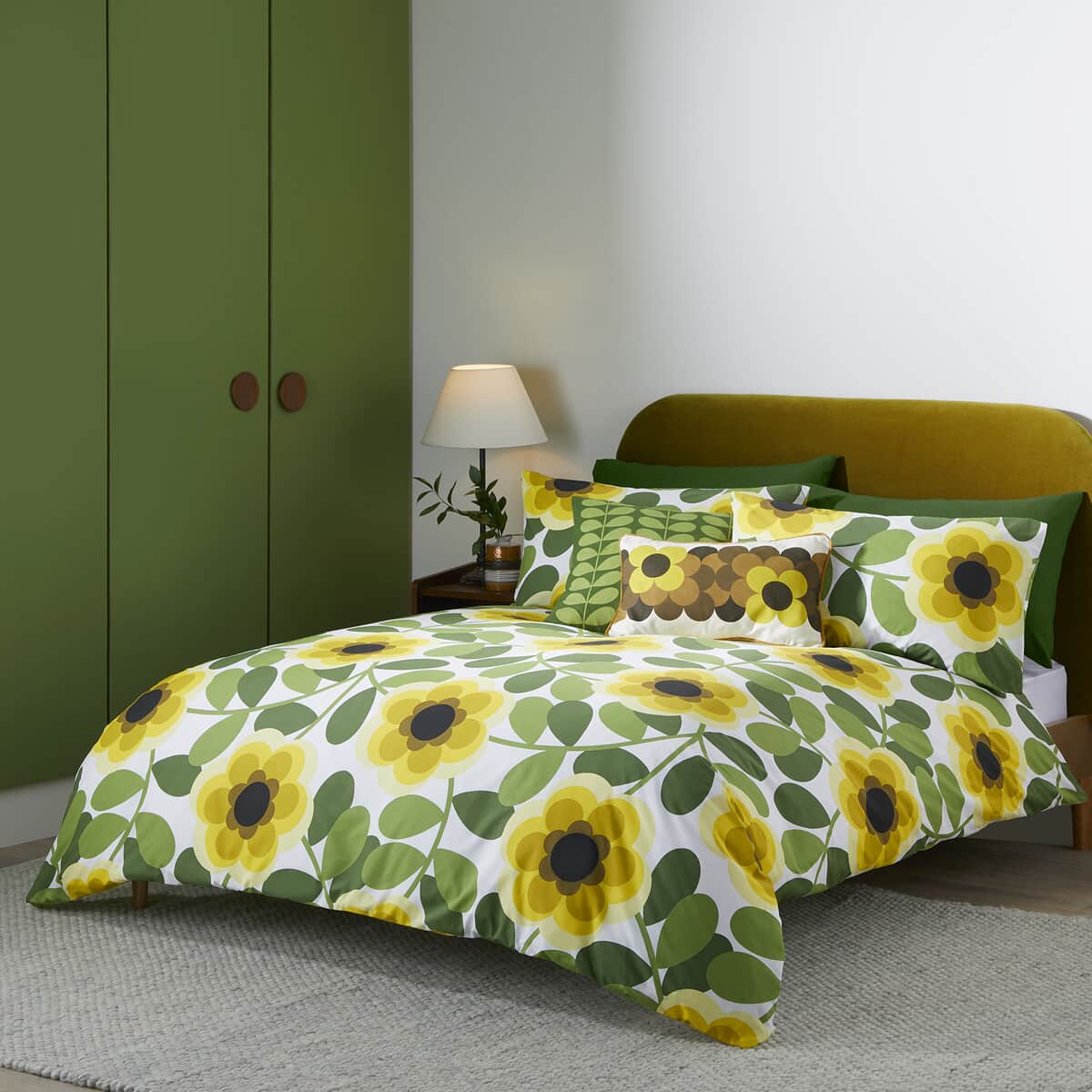 Orla Kiely Giant Water Lily Lemon Twist large