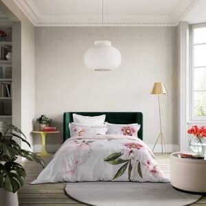 Peony Floral in Grey