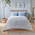 Night Lark Ticking Stripes Coverless Duvet Set thumb