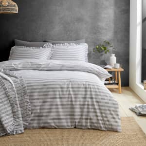 Frill Stripe Black and White