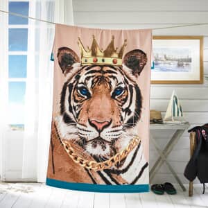 Tiger Beach Towel