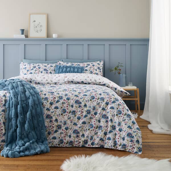 Brushed Ophelia Floral Blue