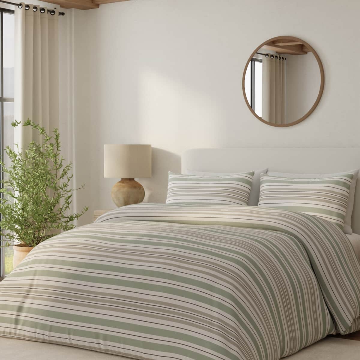 Vantona Wide Stripe Multi large