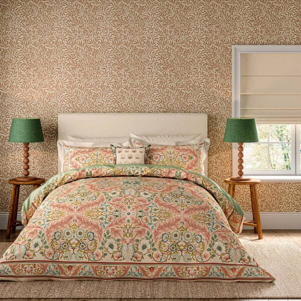 Earthly Paradise in Rose and Pale Olive