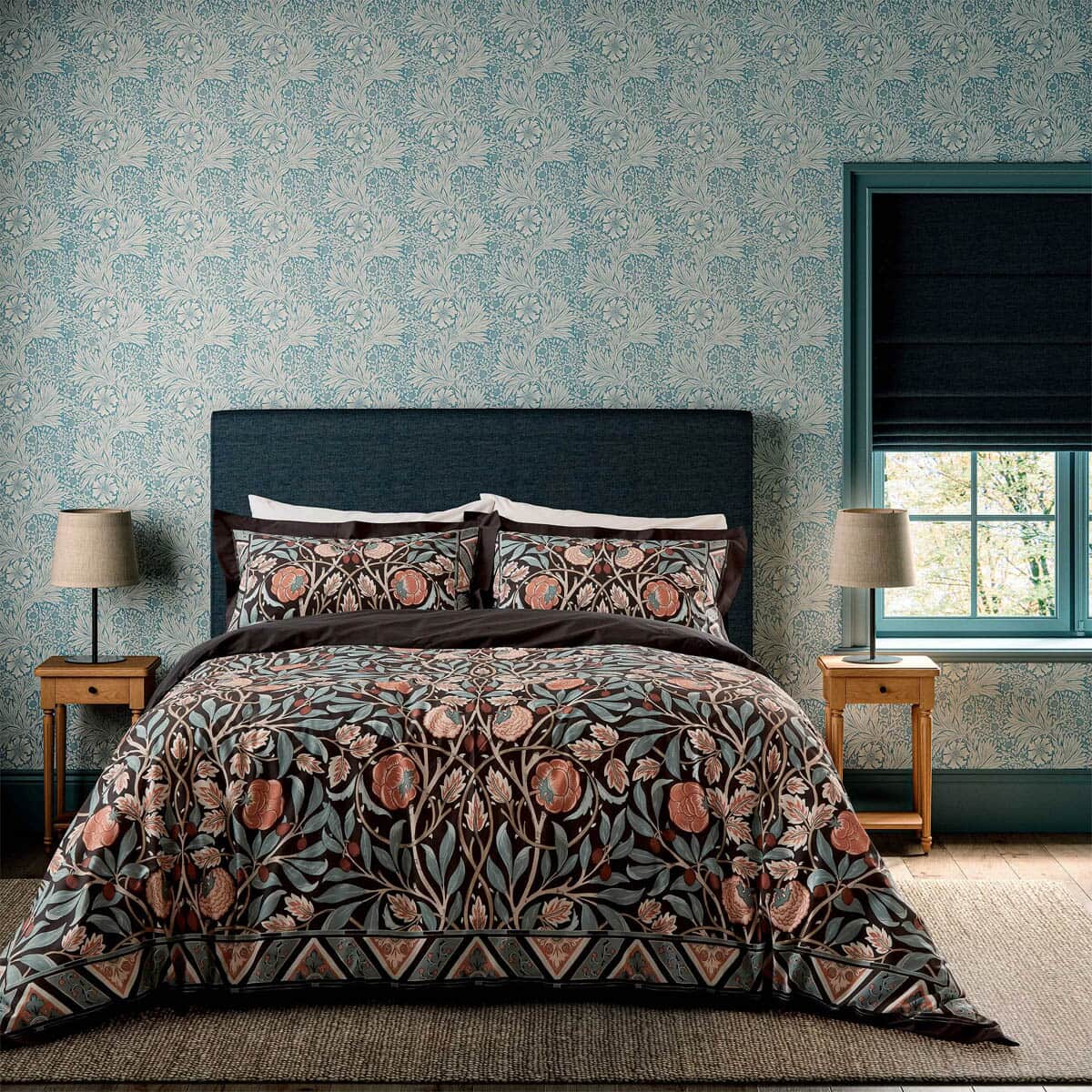 William Morris Olive and Rose large