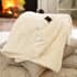 Lyndon Company Sandringham Heated Faux Fur Throw Cream thumb