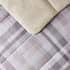 Night Lark Natural Check Sherpa Throw thumb 3