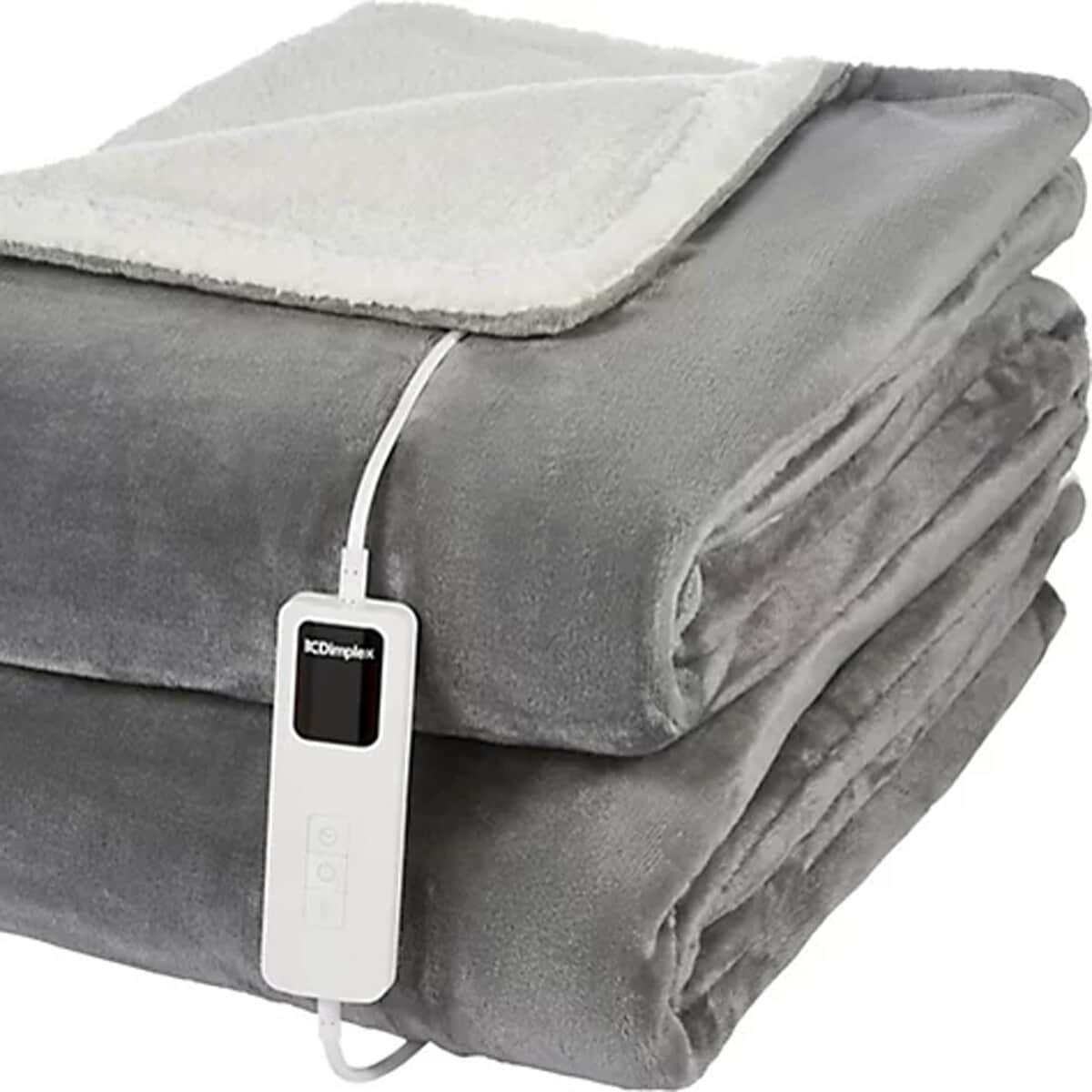Dimplex Super Cosy Heated Sherpa Throw large