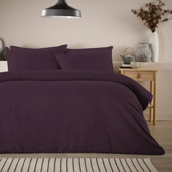 Teddy Fleece Set Berry