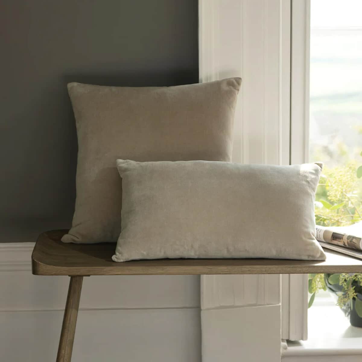 Christy Jaipur Cushion Hazelnut large