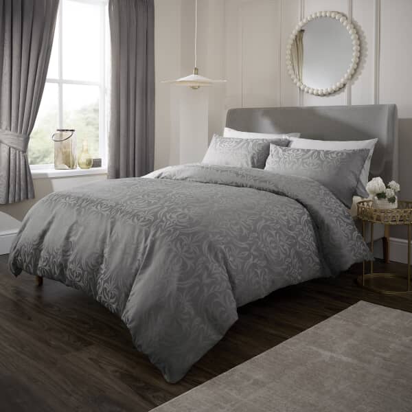 Damask Jacquard Silver