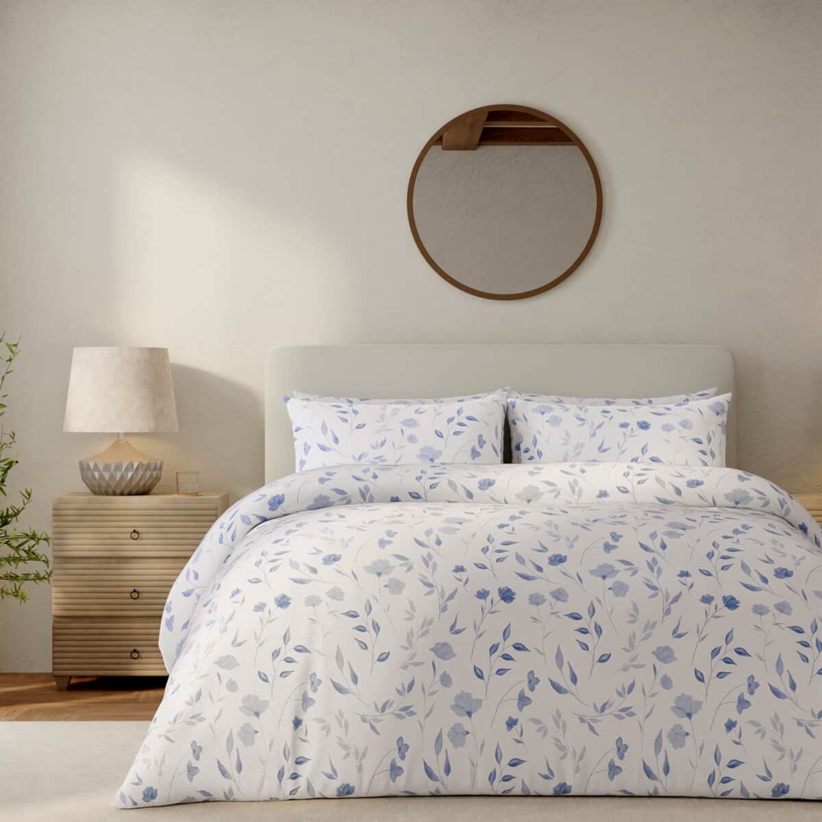 Vantona Delicate Floral Blue large