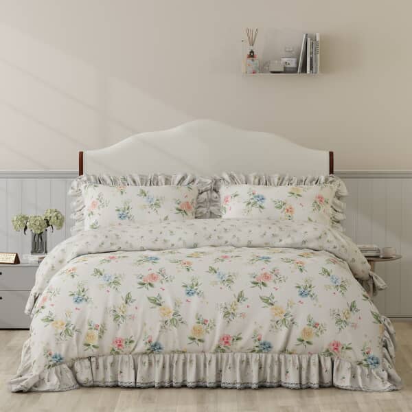 Rose Garden Frilled Cream
