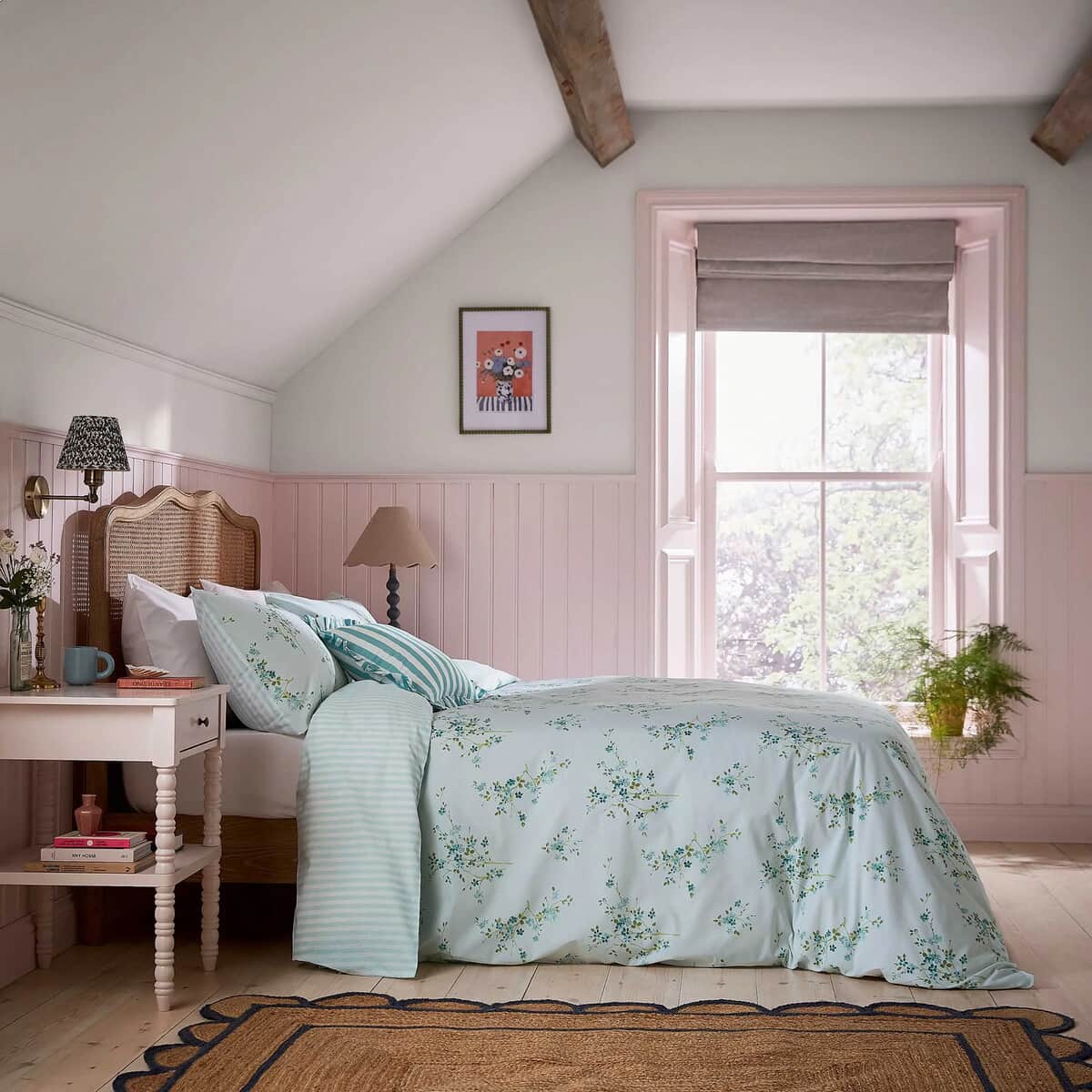 Helena Springfield Blossom Print Aqua large