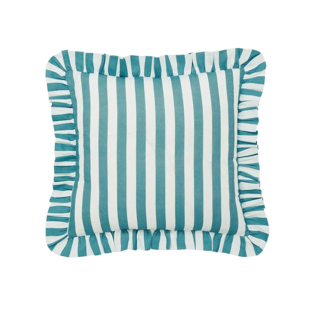Helena Springfield Candy Stripe Cushion Aqua large
