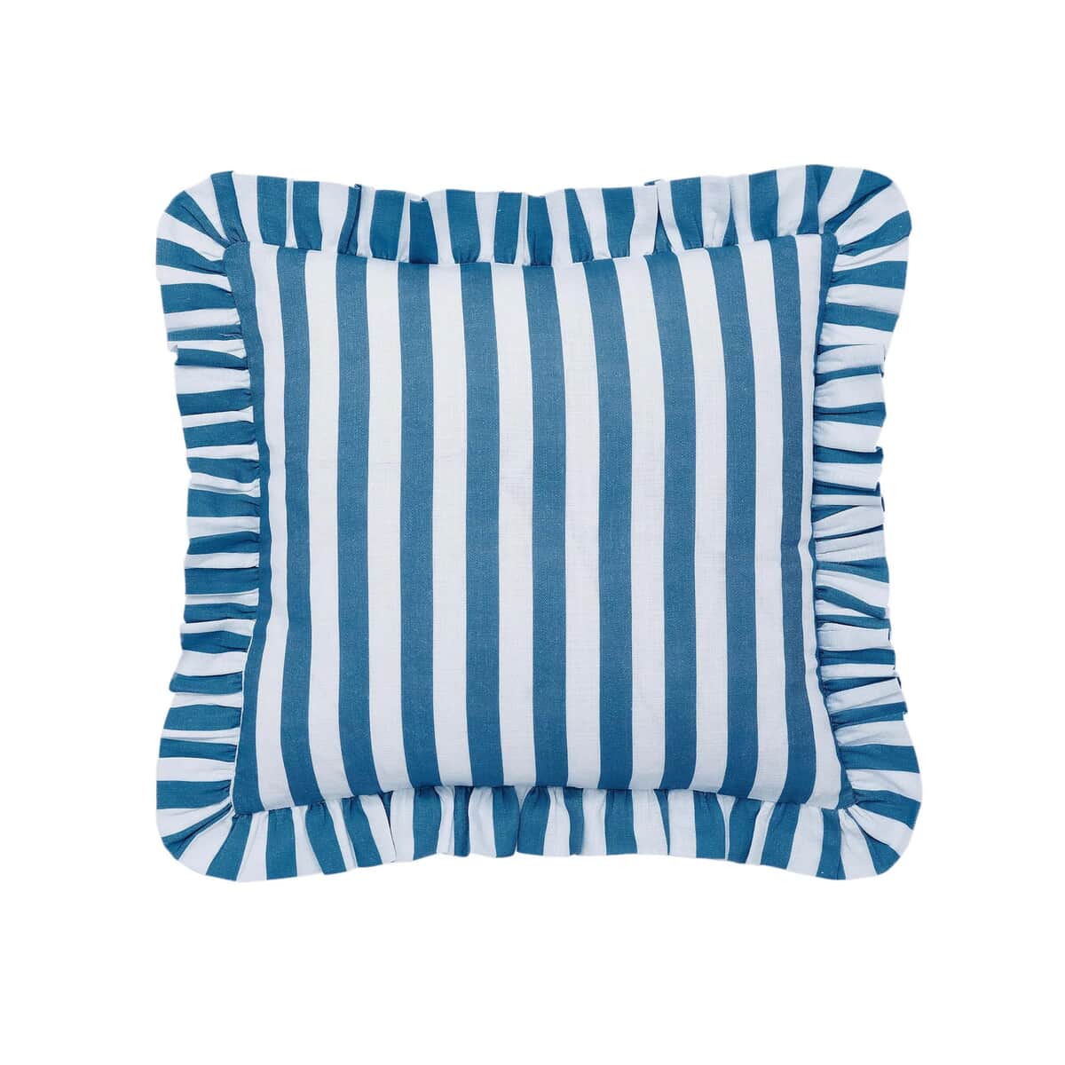 Helena Springfield Candy Stripe Cushion Blue large