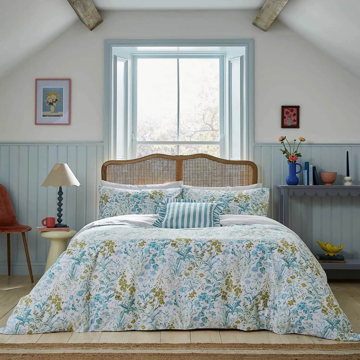 Helena Springfield Foxglove Print Aqua large