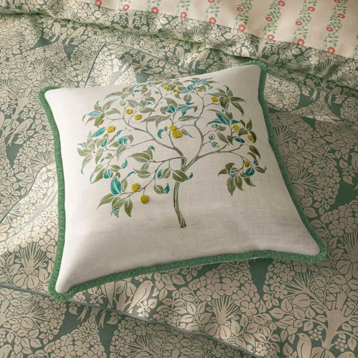 V & A The Ornamental Tree Cushion large