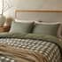 Night Lark Olive Gingham Coverless Duvet thumb 1