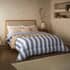 Night Lark Herringbone Stripe Blue Coverless Duvet thumb