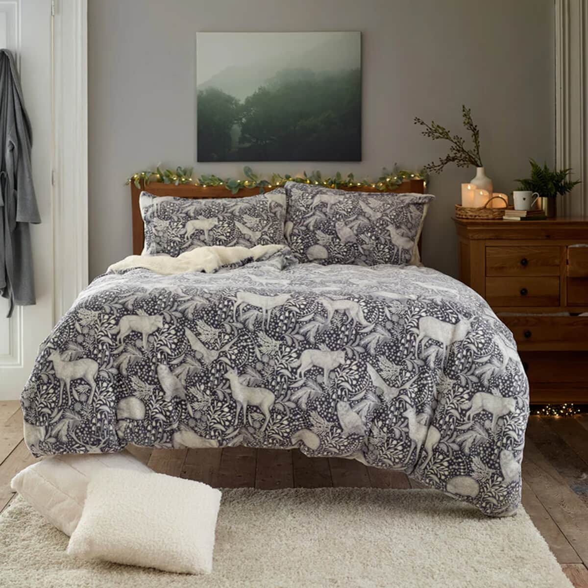 Deyongs Woodland Folk Sherpa Grey large
