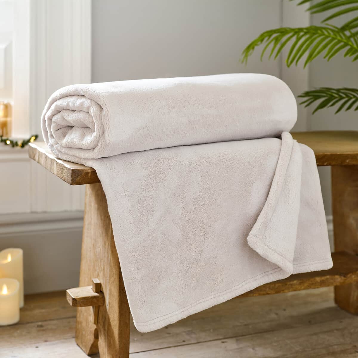 Lyndon Company Coco Touch Throw Almond large
