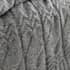 Bianca Cable Knit Throw Grey thumb 2