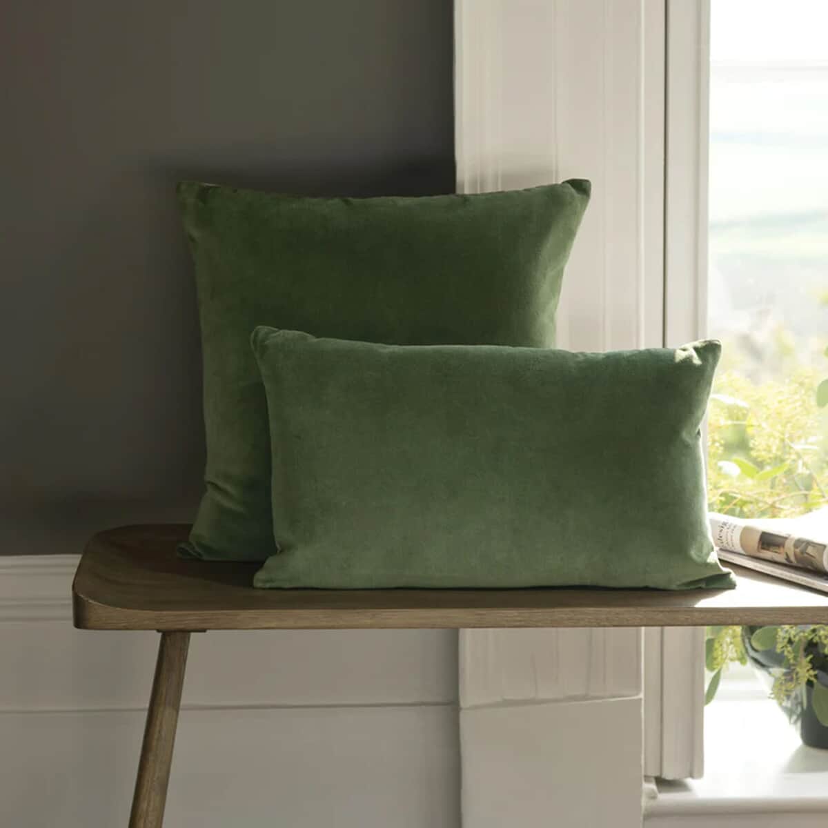 Christy Jaipur Cushion Olive large