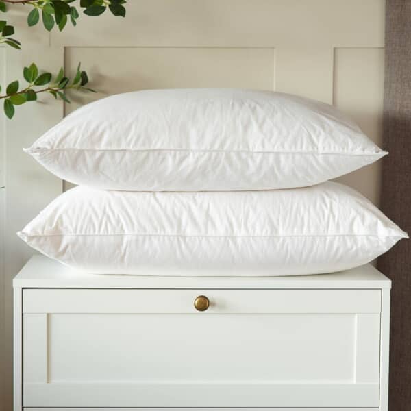 Hotel Milled Duck Feather Pillow Pair