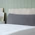 Belledorm Velvet Bolster Cushion Charcoal thumb