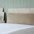 Belledorm Velvet Bolster Cushion Taupe thumb