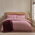 Catherine Lansfield Brushed Gingham Burgandy thumb 1