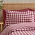 Catherine Lansfield Brushed Gingham Burgandy thumb 3