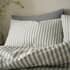 Pineapple Elephant Cotton Rich Woven Stripe Grey thumb 1