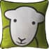 Herdy Hello Velvet Filled Cushion Green/Blue thumb 2