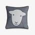 Herdy Hello Velvet Filled Cushion Grey/Pink thumb 2