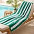 Deyongs Cabana Bay Beach Towel Green thumb