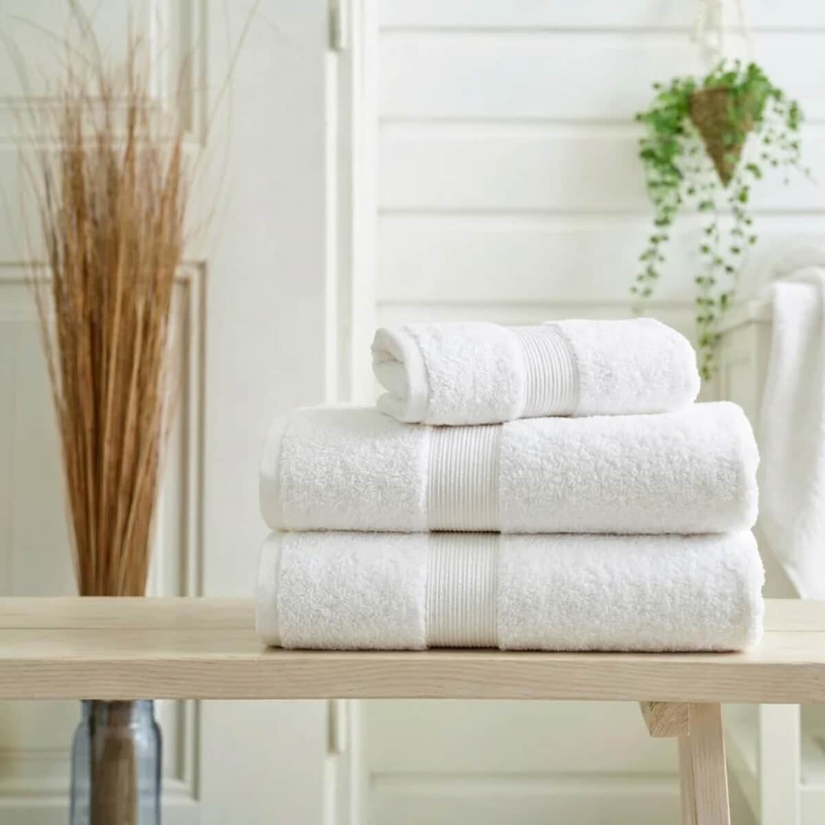 Deyongs Studio 1846 Plush Towels White large