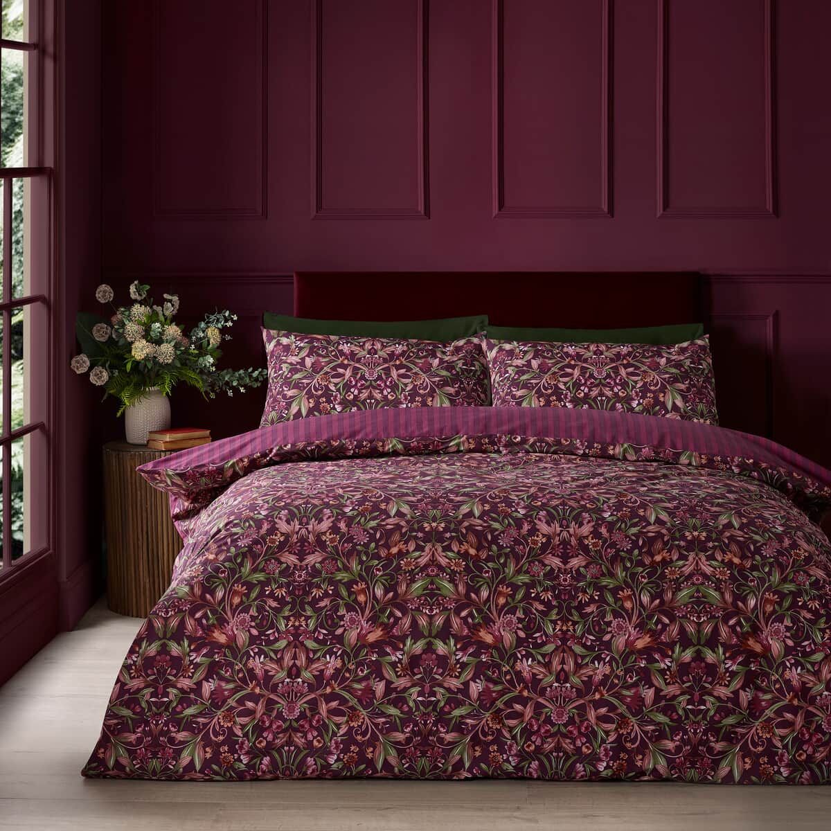 Catherine Lansfield Richmond Plum large