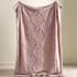 Catherine Lansfield Carved Bow Pink Throw thumb 1