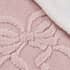 Catherine Lansfield Carved Bow Pink Throw thumb 2