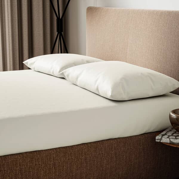 200 TC Plain Dye Sheet Set Chalk