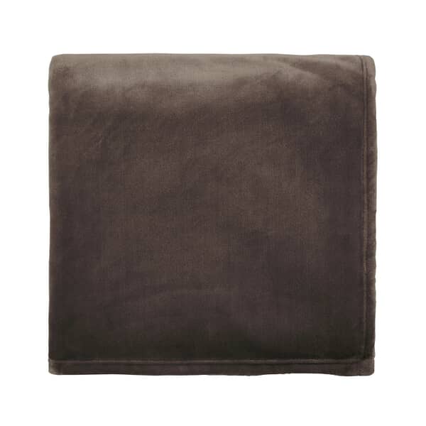 Snug Fleece Throw Chocolate