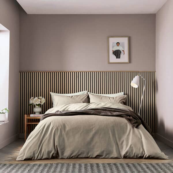 Twill Stripe Chocolate