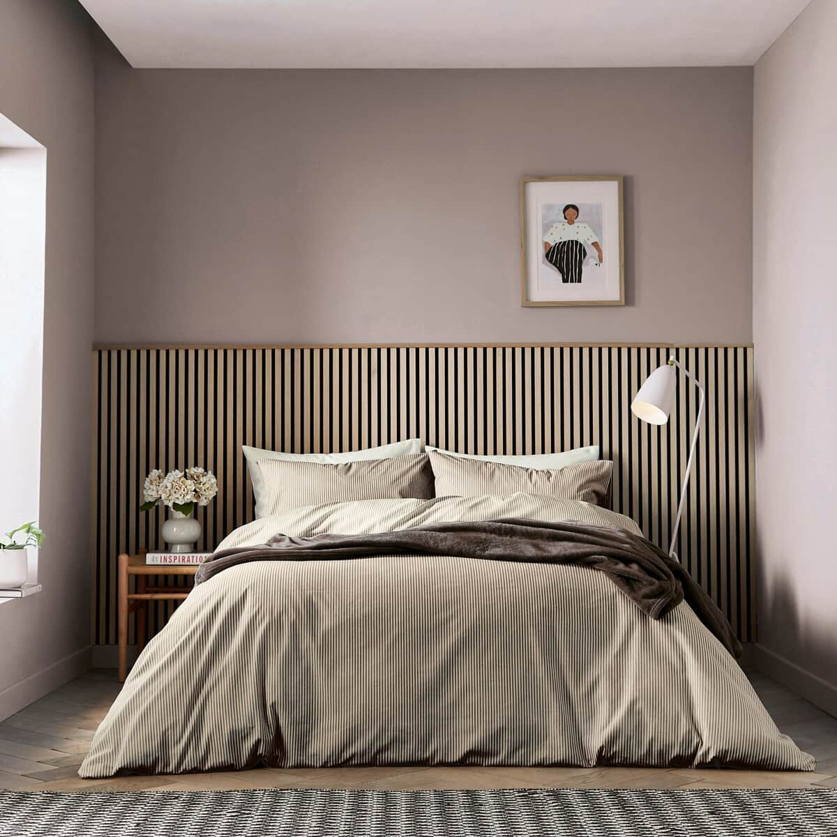 Helena Springfield Twill Stripe Chocolate large