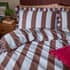 Furn Birdie Stripe Blue and Chocolate thumb 1
