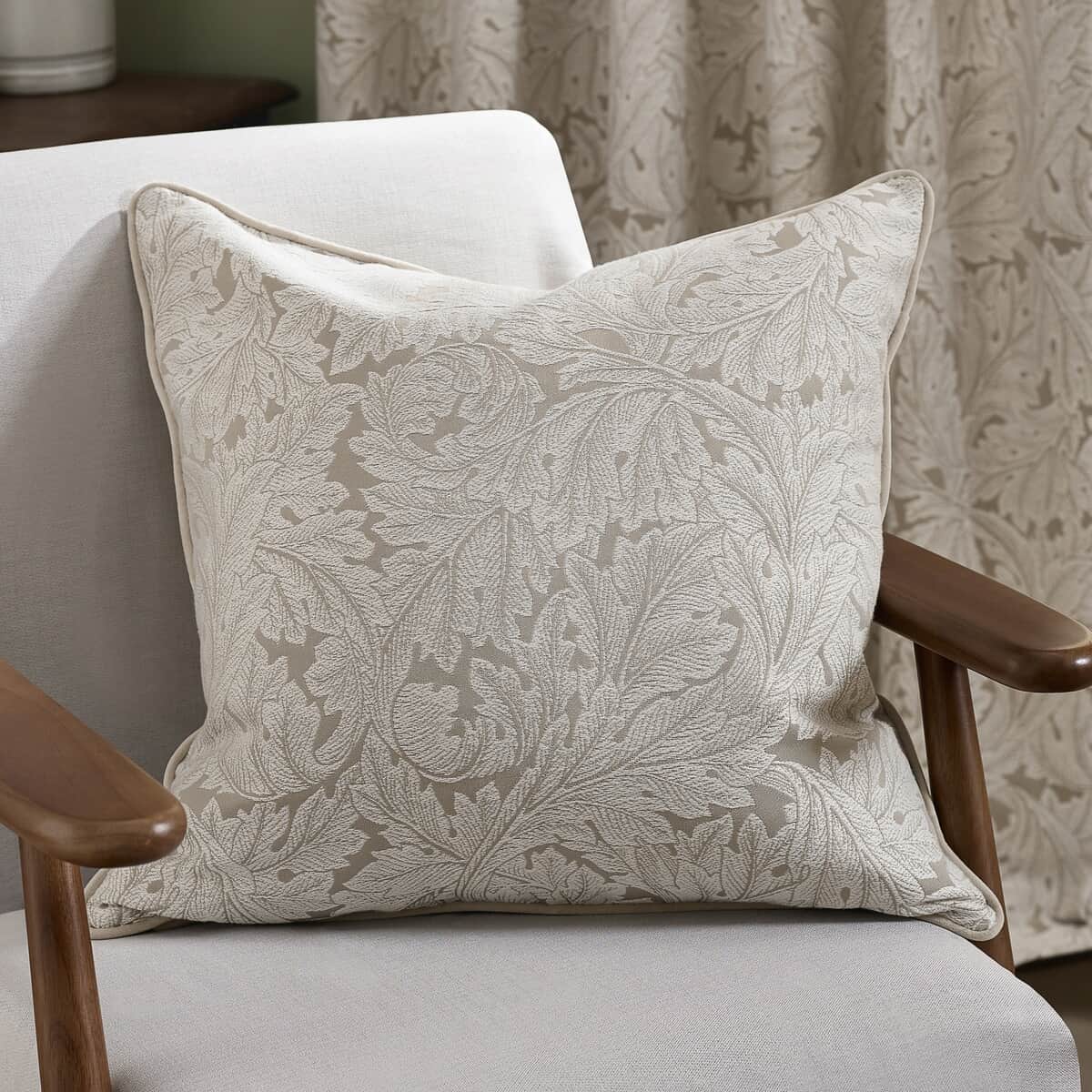 Morris and Co Acanthus Cushion Linen large