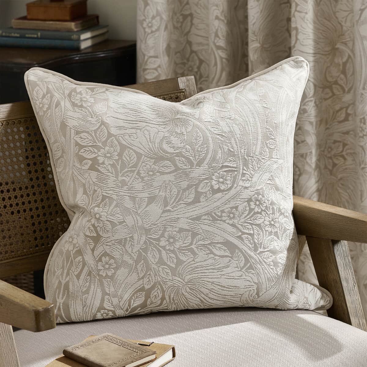 Morris and Co Pimpernel Cushion Linen large