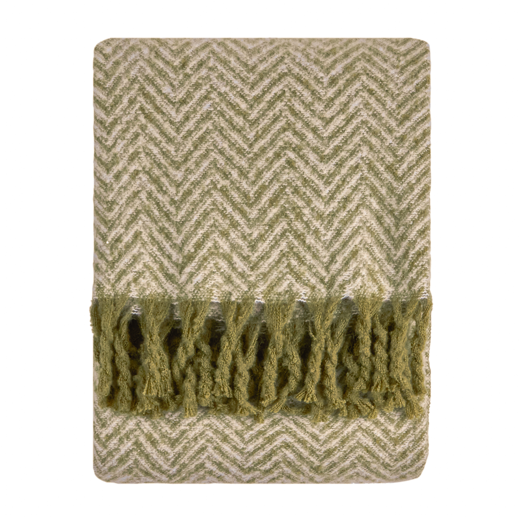 Furn Tweedie Throw Green large