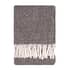Furn Tweedie Throw Charcoal thumb
